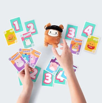 SQUISHMALLOWS TAKE 4 CARD GAME WITH PLUSH - Toyworld Frankston