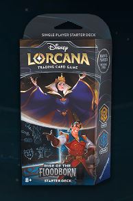DISNEY LORCANA TCG RISE OF THE FLOODBORN STARTER DECK - TACTICAL TEAMWORK - Toyworld Frankston