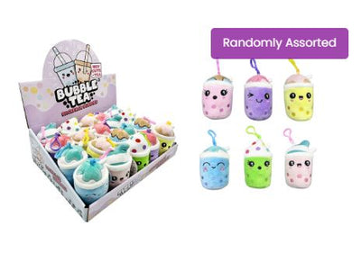 BACKPACK BUDDIES - BOBA BUBBLE TEA ASSORTED DESIGNS - Toyworld Frankston