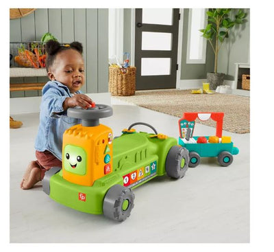 FISHER PRICE 4 IN 1 FARM TO MARKET TRACTOR - Toyworld Frankston