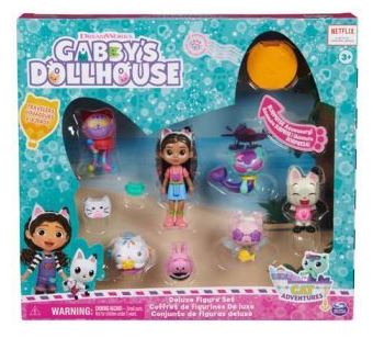 GABBY'S DOLLHOUSE DELUXE FIGURE SET - TRAVELER'S THEME - Toyworld Frankston