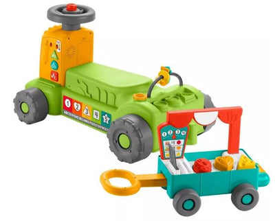 FISHER PRICE 4 IN 1 FARM TO MARKET TRACTOR - Toyworld Frankston