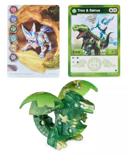 BAKUGAN CORE BALL SEASON 5 -  TROX X SAIRUS - Toyworld Frankston