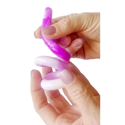 TWIDDLE SQUISH N STRETCH TIE DYED SENSORY TOY