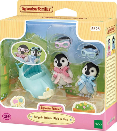 SYLVANIAN FAMILIES - PENGUIN BABIES RIDE 'N PLAY - Toyworld Frankston