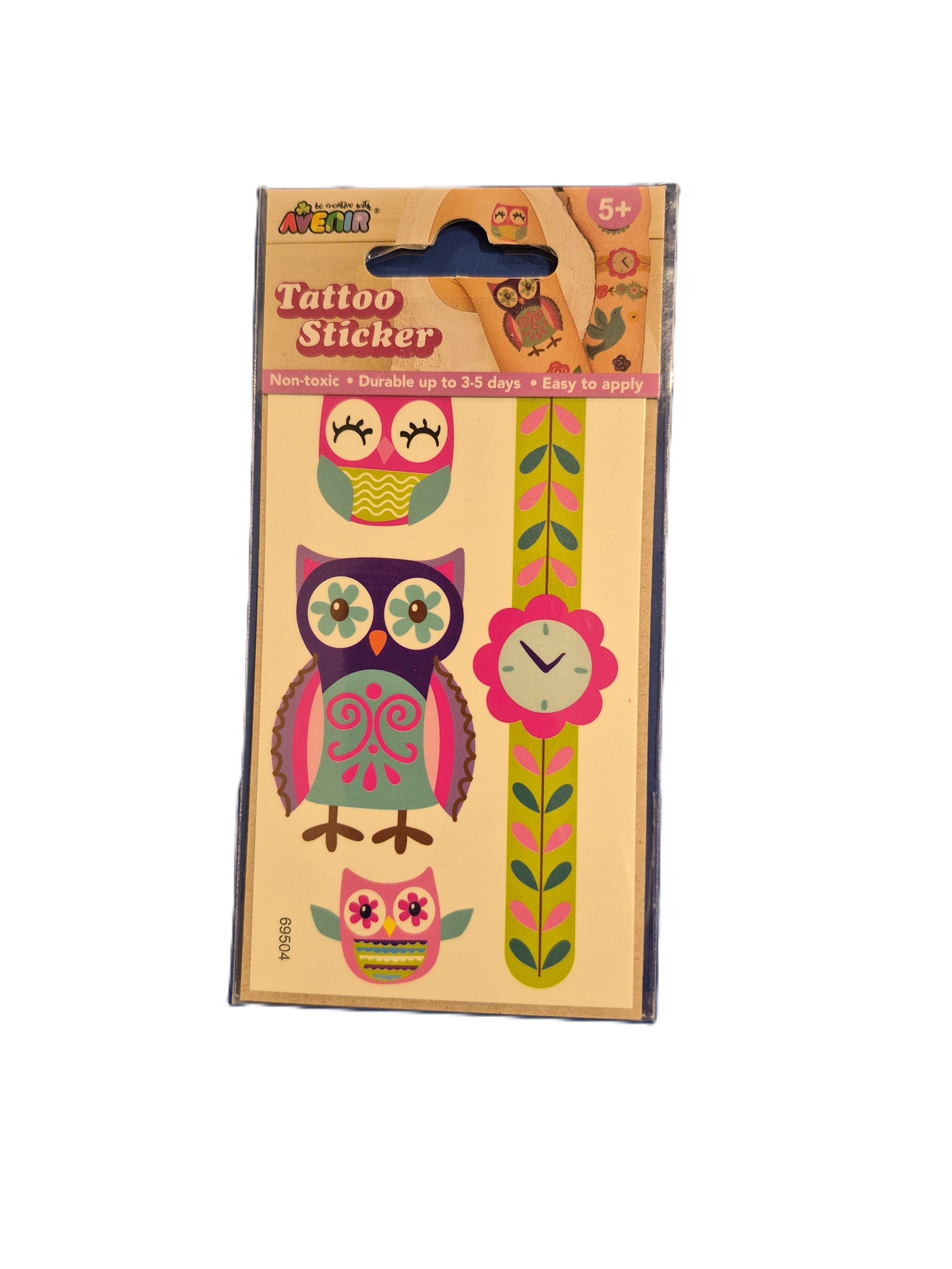 TATTOO STICKER OWL