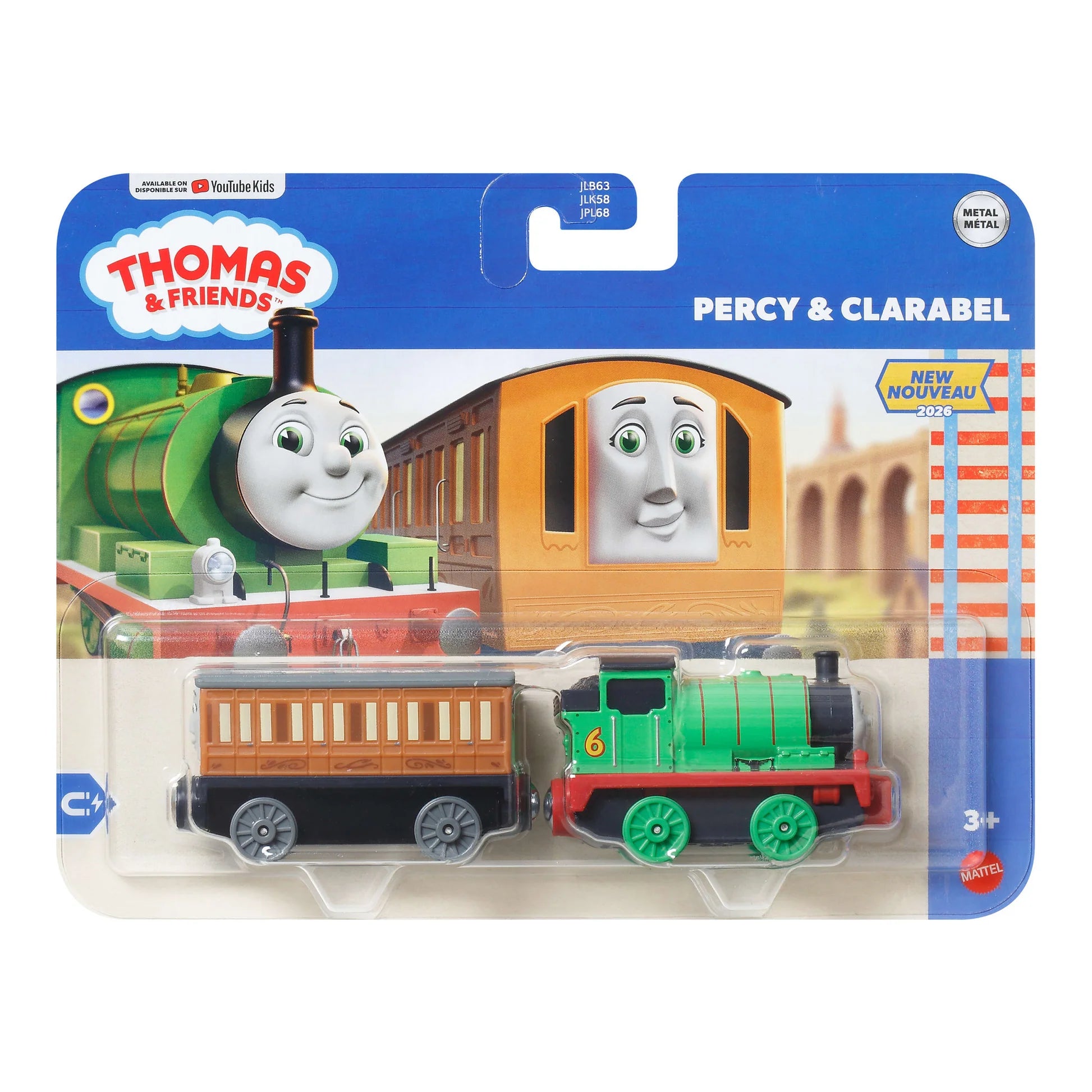 THOMAS AND FRIENDS LARGE METAL ENGINE - PERCY AND CLARABEL