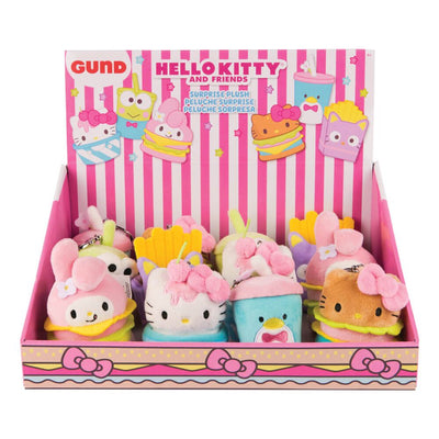 GUND HELLO KITTY & FRIENDS FAST FOOD SURPRISE PLUSH BLIND BOX - Toyworld Frankston