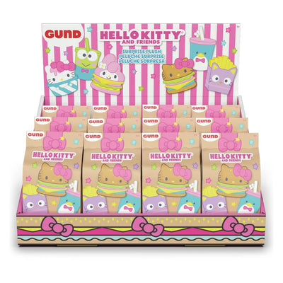 GUND HELLO KITTY & FRIENDS FAST FOOD SURPRISE PLUSH BLIND BOX - Toyworld Frankston