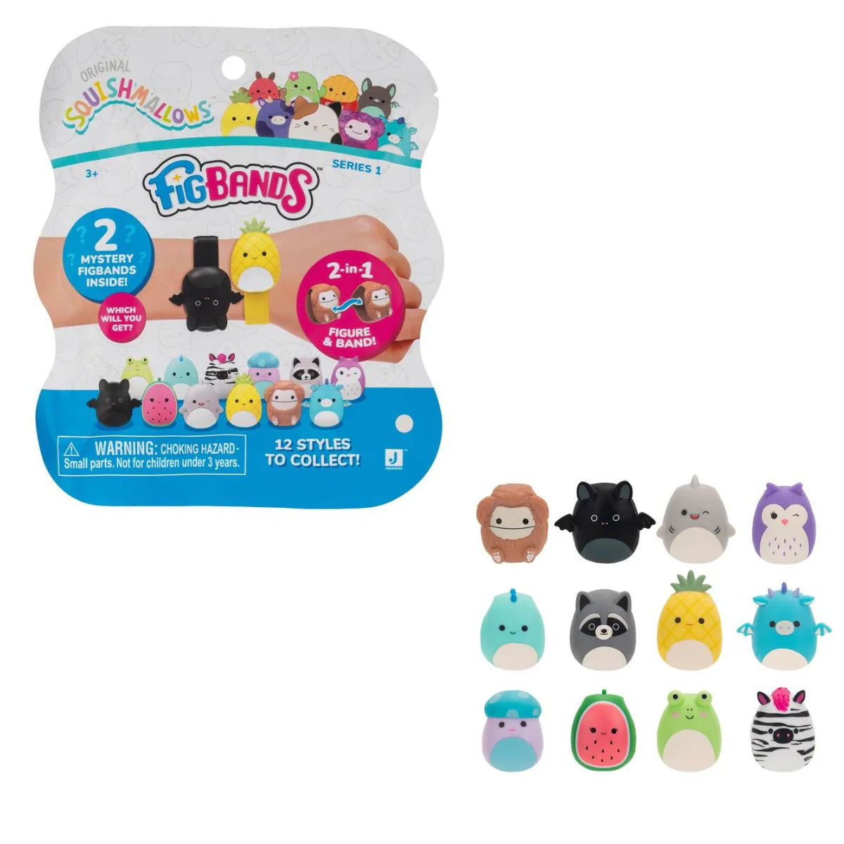 SQUISHMALLOWS - SERIES 1 FIGBANDS ASSORTED