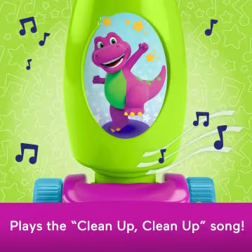 BARNEY'S WORLD CLEAN UP SINGING VACUUM - Toyworld Frankston