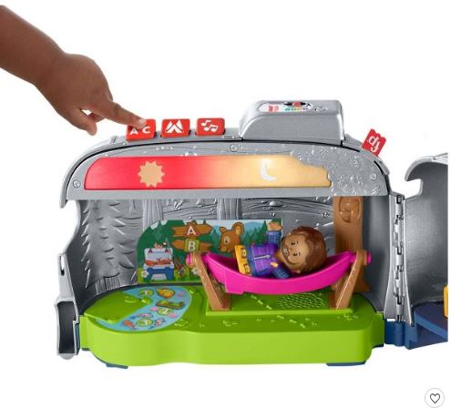 FISHER PRICE LITTLE PEOPLE LIGHT UP LEARNING CAMPER - Toyworld Frankston