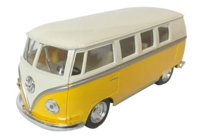 KINSMART PULL BACK DIECAST MODEL - 1962 VOLKSWAGEN CLASSICAL BUS 1:32 - Toyworld Frankston