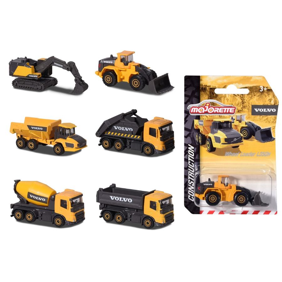 MAJORETTE VOLVO CONSTRUCTION ASST - Toyworld Frankston