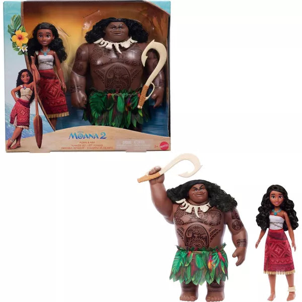 DISNEY MOANA 2 MOANA AND MAUI VOYAGER 2 PACK - Toyworld Frankston