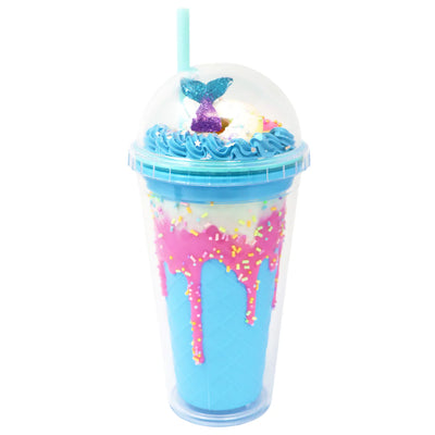 PINK POPPY MERMAID DRINKING CUP - BLUE - Toyworld Frankston