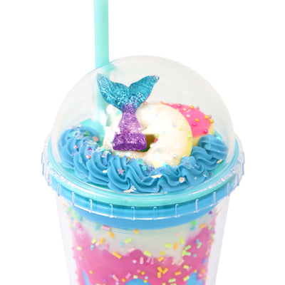PINK POPPY MERMAID DRINKING CUP - BLUE - Toyworld Frankston
