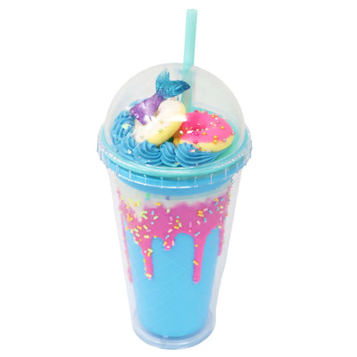 PINK POPPY MERMAID DRINKING CUP - BLUE - Toyworld Frankston