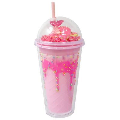 PINK POPPY MERMAID DRINKING CUP - PINK - Toyworld Frankston