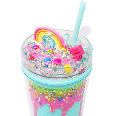 PINK POPPY CANDY DRINKING CUP - AQUA - Toyworld Frankston