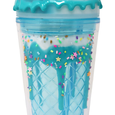 PINK POPPY 3D SHARK DRINKING CUP - BLUE - Toyworld Frankston
