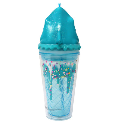 PINK POPPY 3D SHARK DRINKING CUP - BLUE - Toyworld Frankston