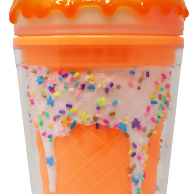 PINK POPPY 3D SHARK DRINKING CUP - ORANGE - Toyworld Frankston