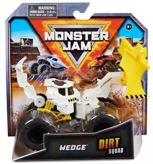 MONSTER JAM DIRT SQUAD ASSORT - WEDGE - Toyworld Frankston