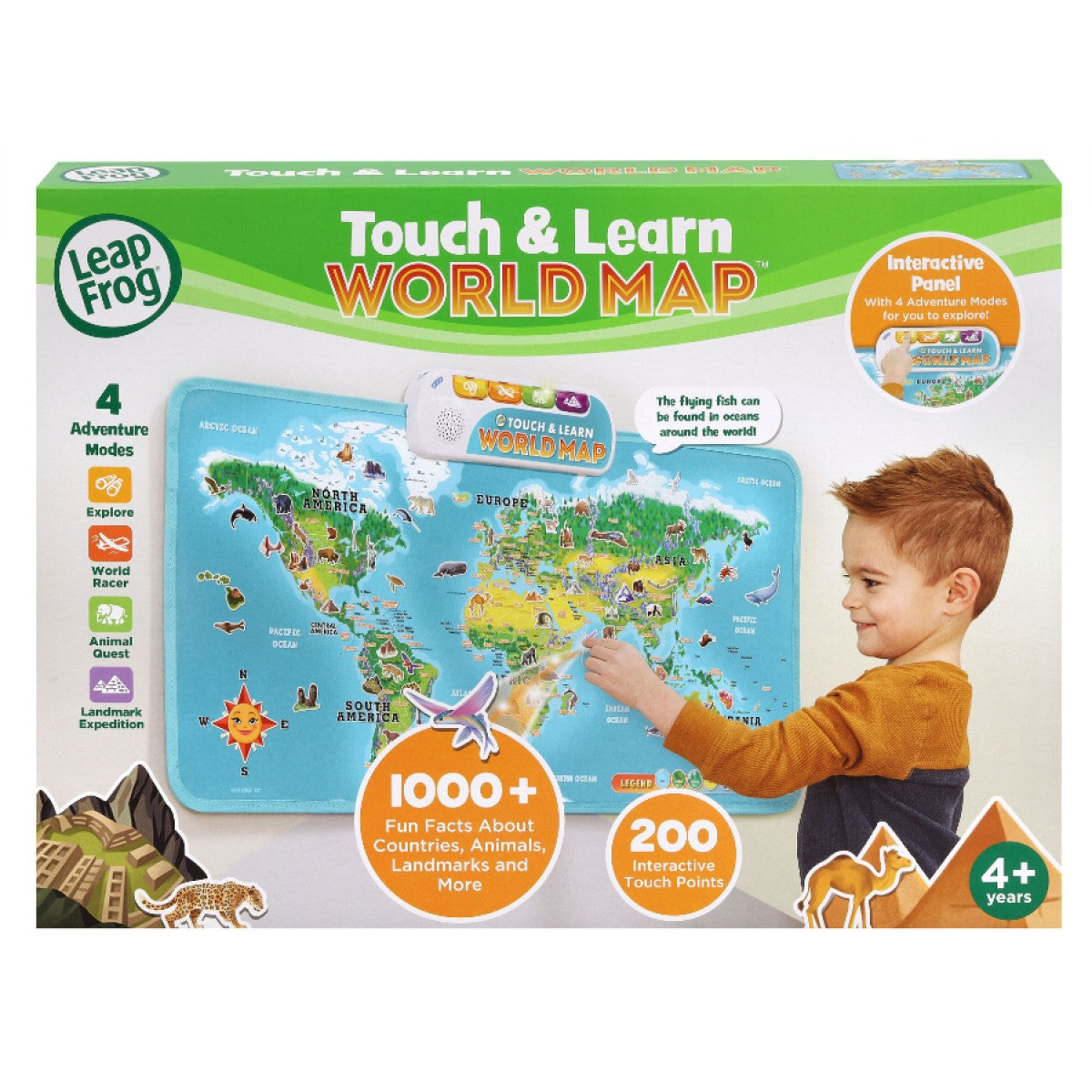 LEAPFROG TOUCH AND LEARN WORLD MAP - Toyworld Frankston