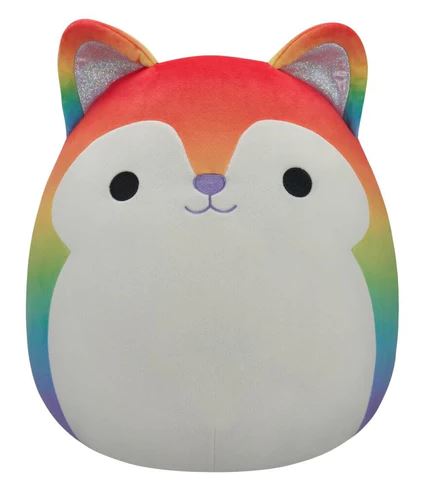 SQUISHMALLOWS - 12 INCH RAINBOW PRIDE - HEATH HUSKY / WOLF - Toyworld Frankston