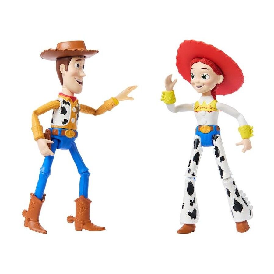 DISNEY PIXAR TOY STORY - WOODY'S ROUNDUP WOODY & JESSIE 2 PACK - Toyworld Frankston