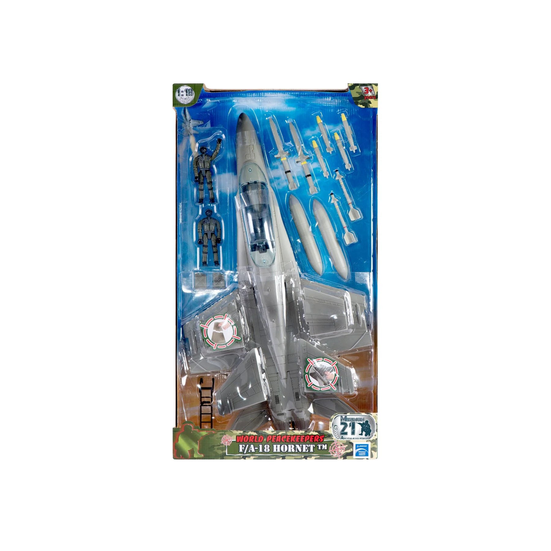 WORLD PEACEKEEPERS 1:18 F/A-18 HORNET - Toyworld Frankston