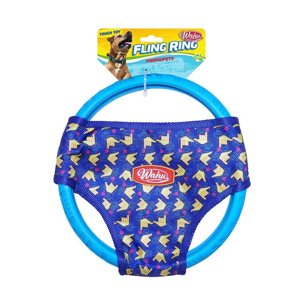 WAHU PET TOUGH FLING RING - Toyworld Frankston