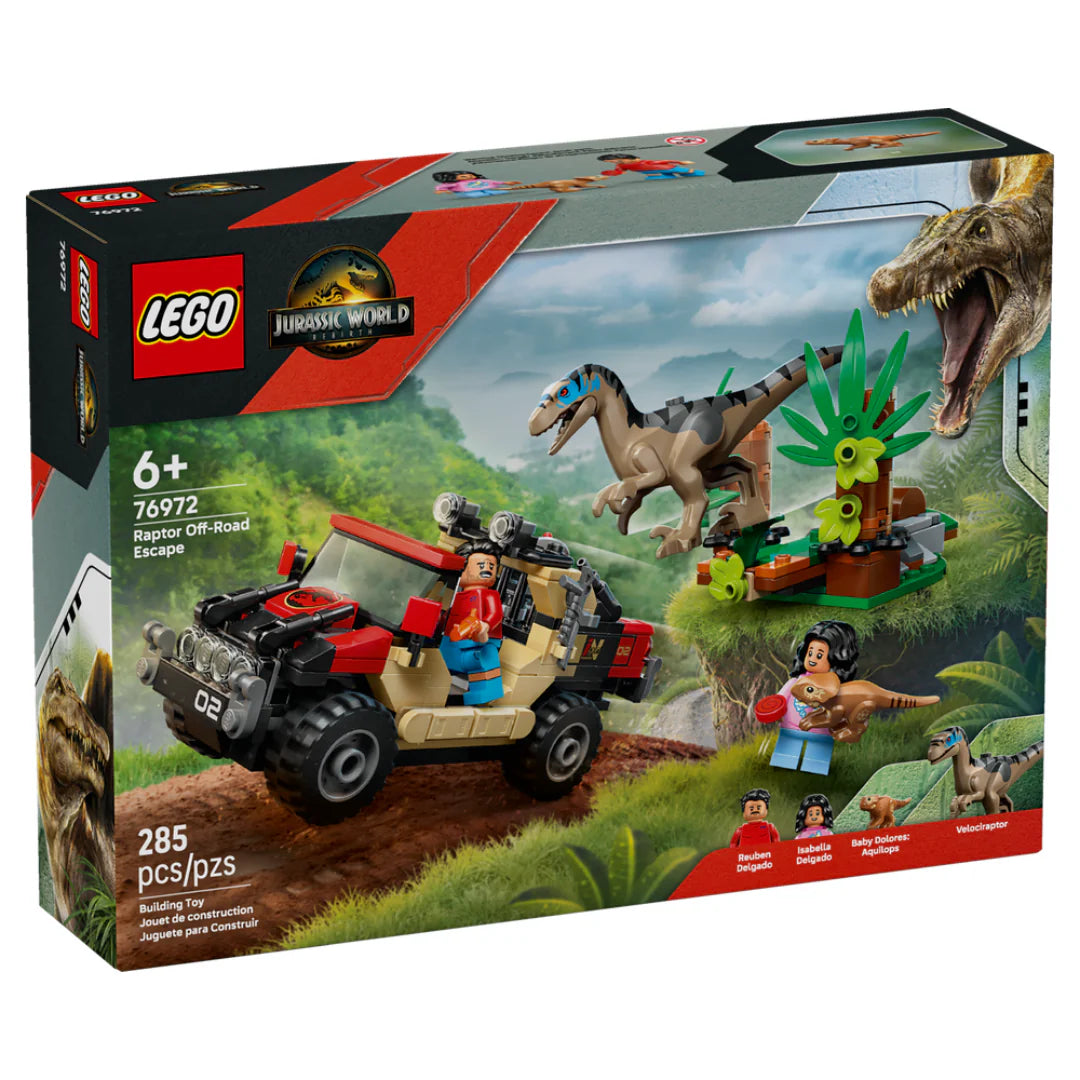 LEGO 76972 JURASSIC WORLD - RAPTER OFF-ROAD ESCAPE