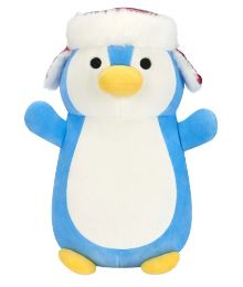 SQUISHMALLOWS -  HUGMEES 10 INCH PLUSH - PUFF THE PENGUIN - Toyworld Frankston