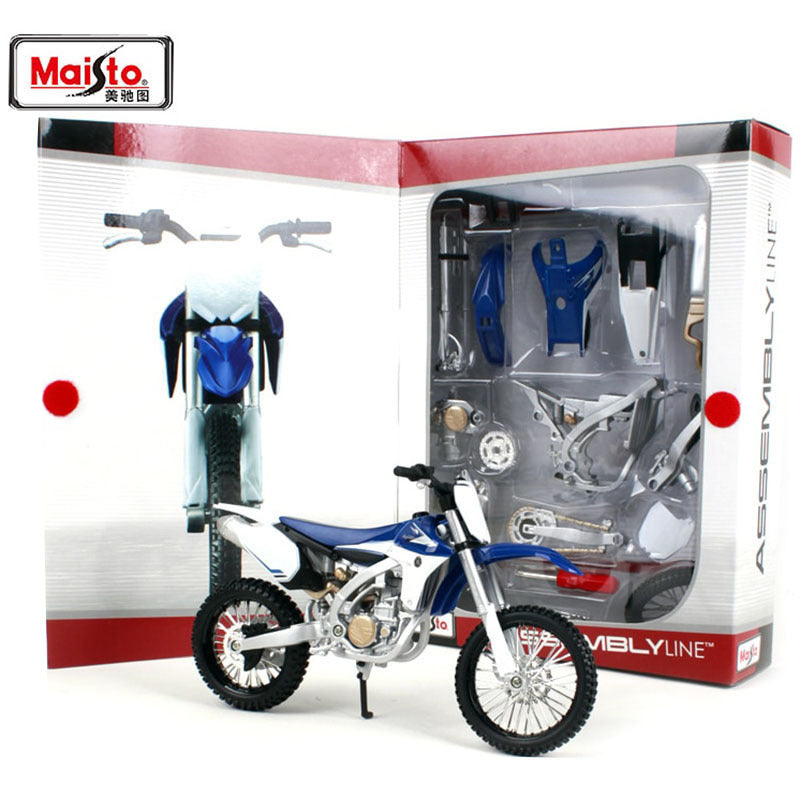 MAISTO MOTORCYCLES 1:12 ASSEMBLY LINE - YAMAHA YZ 450F - Toyworld Frankston