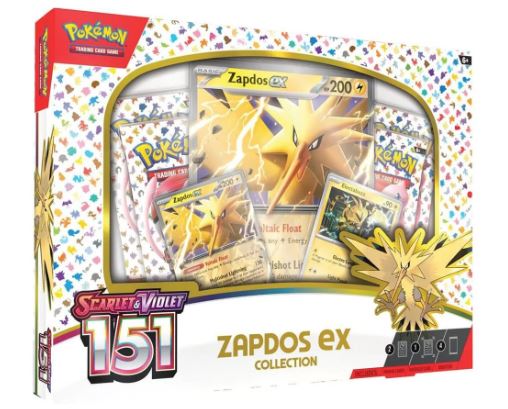 POKEMON TCG SCARLET AND VIOLET - 151 COLLECTION - ZAPDOS EX - Toyworld Frankston