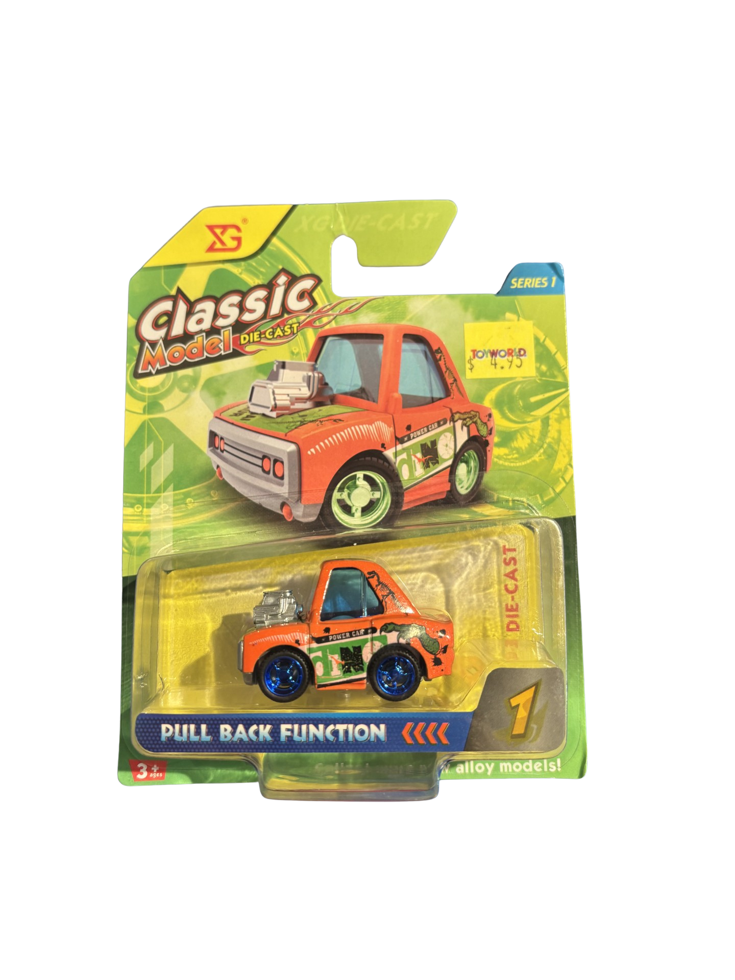 CLASSIC MODEL DIE-CAST PULLBACK SERIES 1 - POWER CAR