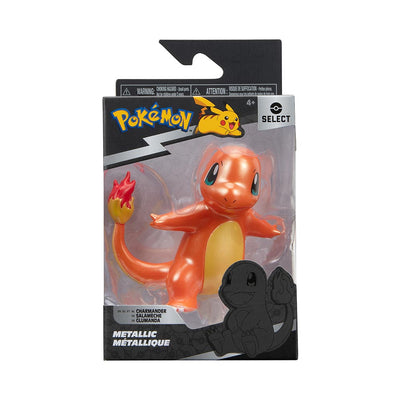 POKEMON SELECT METALLIC FIGURINE - CHARMANDER - Toyworld Frankston
