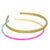 PINK POPPY SET OF 2 PEARL AND GLITTER HEADBANDS - Toyworld Frankston