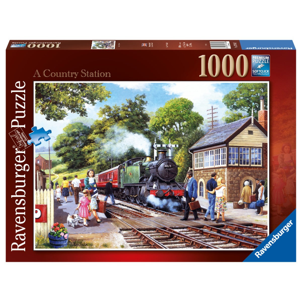 RAVENSBURGER 176403- A COUNTRY STATION 1000 PIECE PUZZLE - Toyworld Frankston