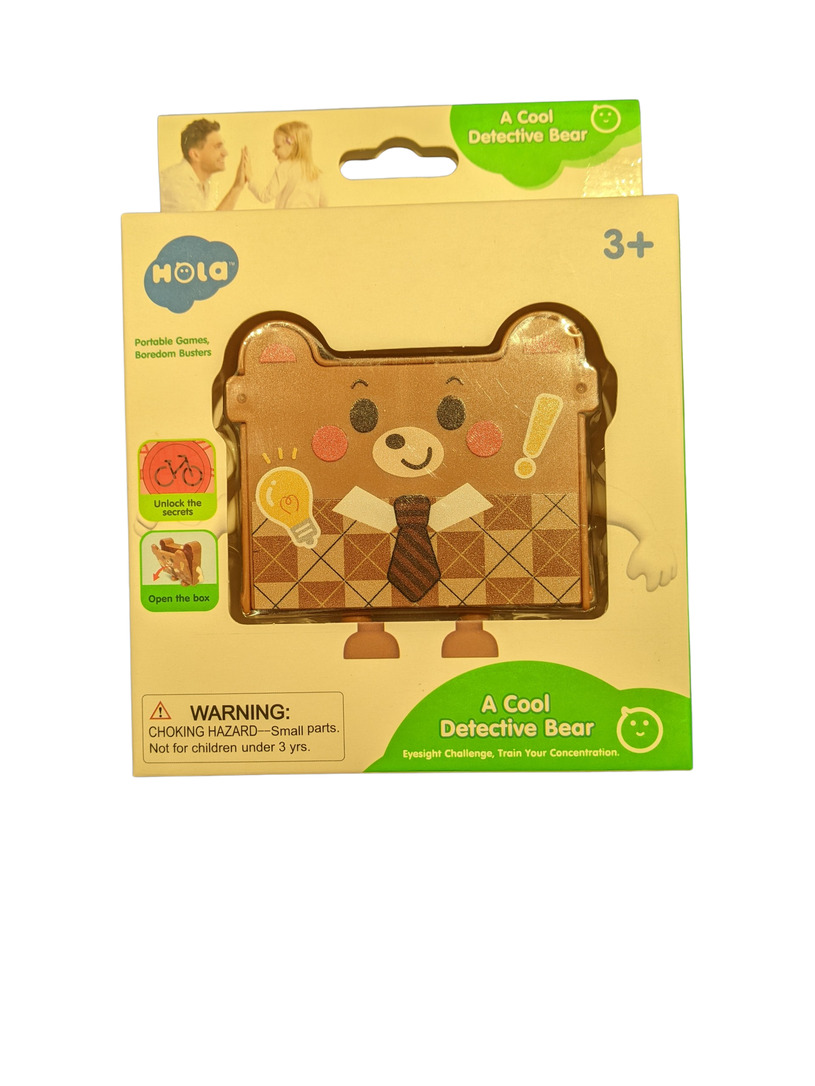 HOLA - POCKET BOARD GAMES SERIES - A COOL DETECTIVE BEAR - Toyworld Frankston