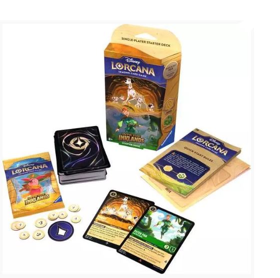 DISNEY LORCANA TCG INTO THE INKLANDS STARTER DECK AMBER & EMERALD - Toyworld Frankston
