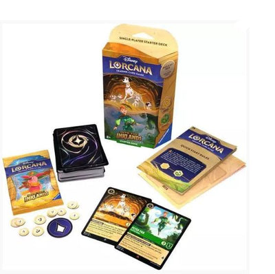 DISNEY LORCANA TCG INTO THE INKLANDS STARTER DECK AMBER & EMERALD - Toyworld Frankston