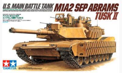 TAMIYA 1/35 U.S. MAIN BATTLE TANK M1A2 SEP ABRAMS TUSK II