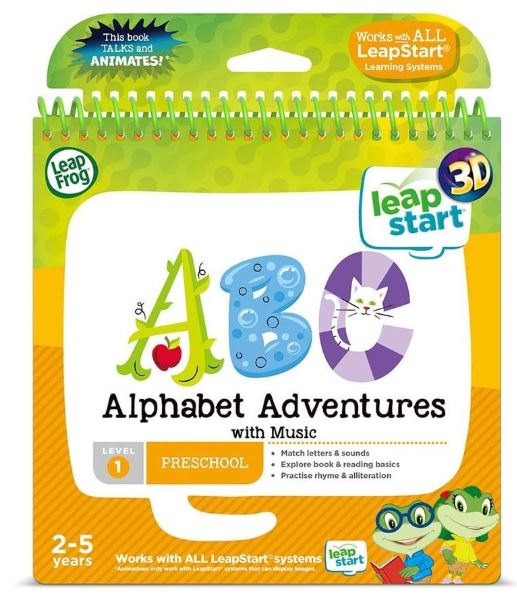 LEAP FROG LEAP START ALPHABET ADVENTURES ACTIVITY BOOK - Toyworld Frankston