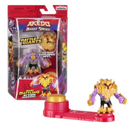 AKEDO BEAST STRIKE BATTLE GIANTS - GOLD TUSK - Toyworld Frankston