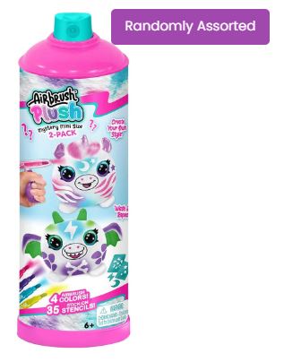 MYSTERY MINI AIRBRUSH PLUSH 2 PACK - Toyworld Frankston