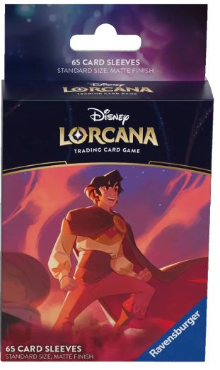 DISNEY LORCANA TCG SHIMMERING SKIES ALADDIN CARD SLEEVES - Toyworld Frankston