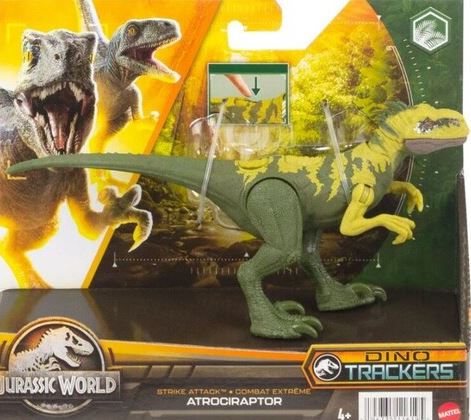 JURRASIC WORLD - STRIKE ATTACK - ATROCIRAPTOR - DINO TRACKERS FIGURE - Toyworld Frankston